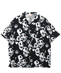 PANDIESTA(パンディエスタ) |SB 熊猫謹製 くまねこ楽団 レーヨン アロハ シャツ(585203 MENS)