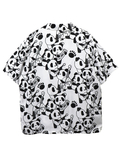 PANDIESTA(パンディエスタ) |SB 熊猫謹製 くまねこ楽団 レーヨン アロハ シャツ(585203 MENS)