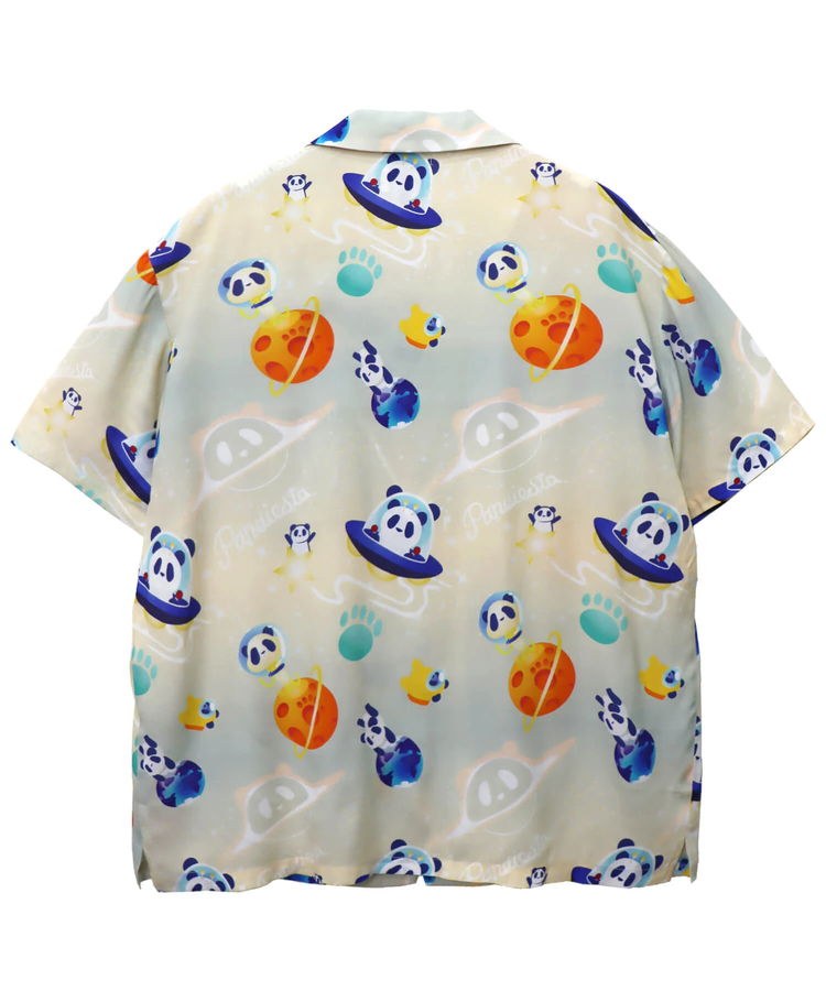 PANDIESTA(パンディエスタ) |SB 熊猫謹製 スペースパンダ レーヨン アロハ シャツ(585204 MENS)