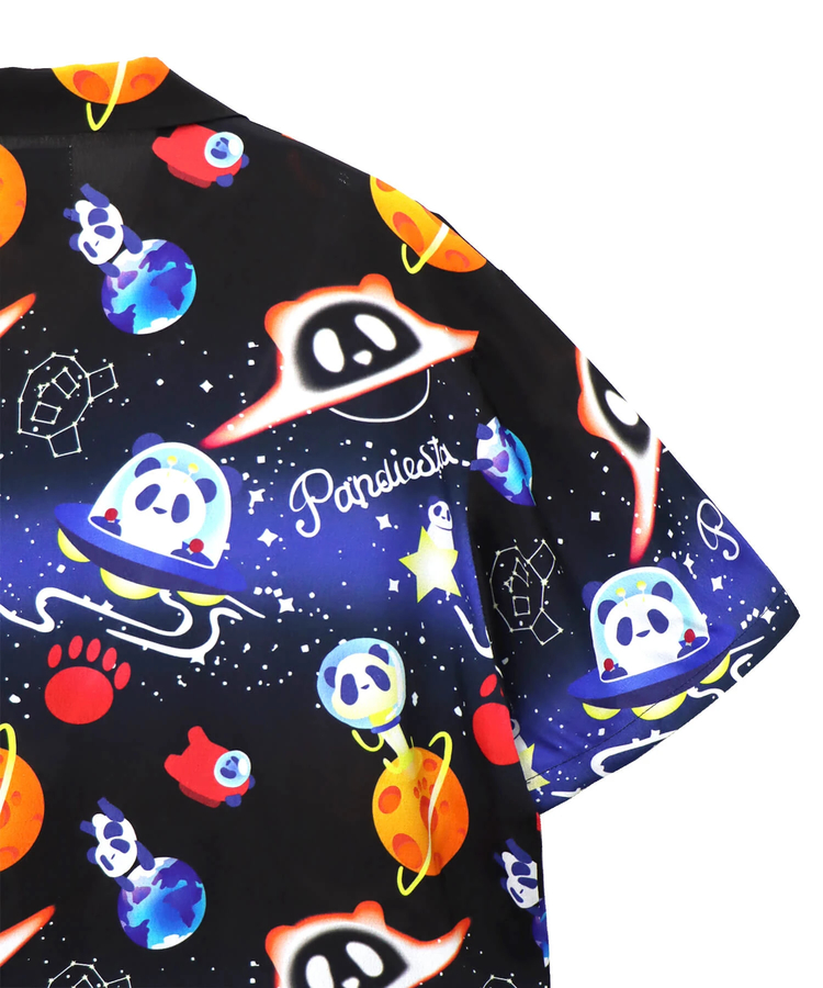 PANDIESTA(パンディエスタ) |SB 熊猫謹製 スペースパンダ レーヨン アロハ シャツ(585204 MENS)