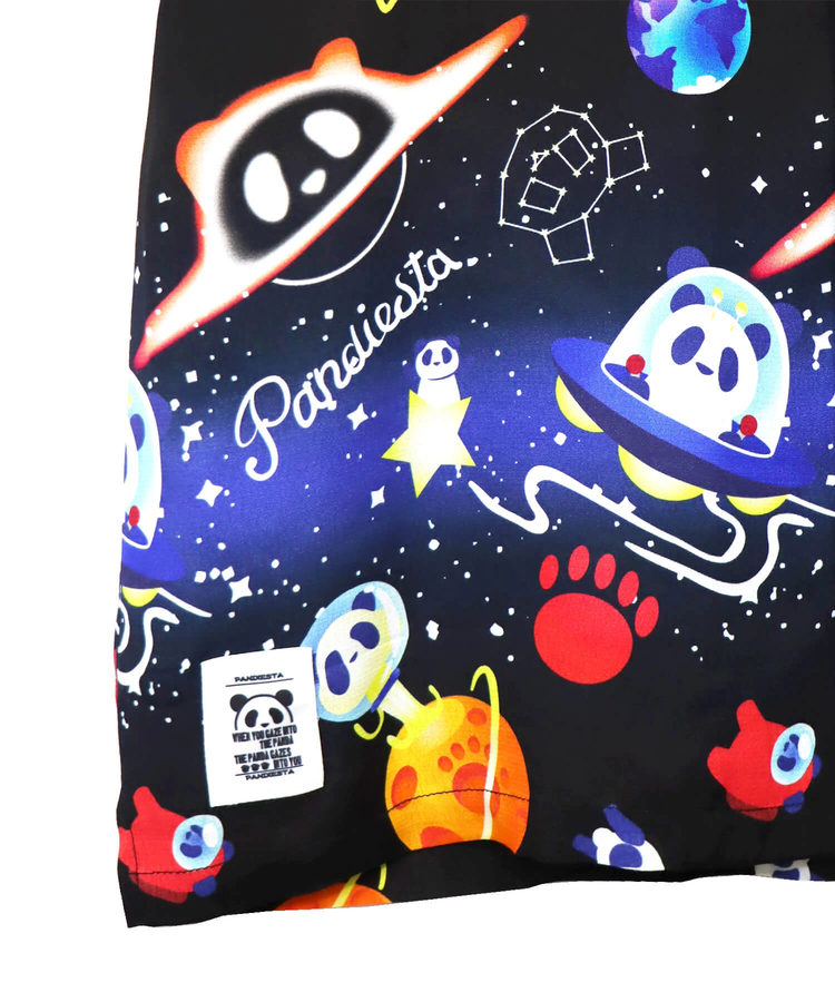 PANDIESTA(パンディエスタ) |SB 熊猫謹製 スペースパンダ レーヨン アロハ シャツ(585204 MENS)