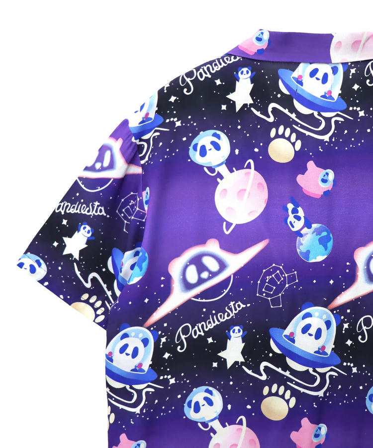 PANDIESTA(パンディエスタ) |SB 熊猫謹製 スペースパンダ レーヨン アロハ シャツ(585204 MENS)