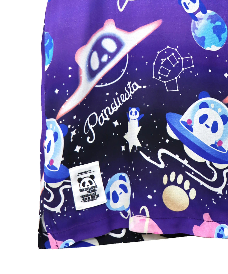PANDIESTA(パンディエスタ) |SB 熊猫謹製 スペースパンダ レーヨン アロハ シャツ(585204 MENS)