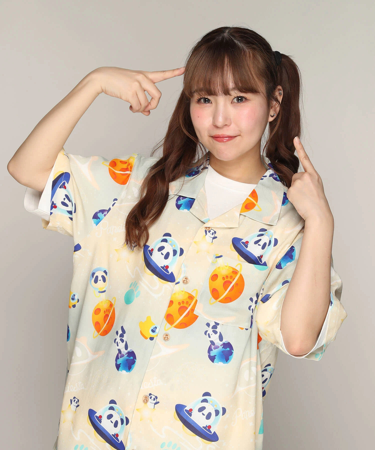 PANDIESTA(パンディエスタ) |SB 熊猫謹製 スペースパンダ レーヨン アロハ シャツ(585204 MENS)