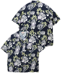 PANDIESTA(パンディエスタ) |SB 熊猫謹製 パイナップルパンダ レーヨン アロハ シャツ(585205 MENS)