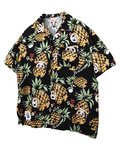 PANDIESTA(パンディエスタ) |SB 熊猫謹製 パイナップルパンダ レーヨン アロハ シャツ(585205 MENS)
