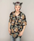 PANDIESTA(パンディエスタ) |SB 熊猫謹製 パイナップルパンダ レーヨン アロハ シャツ(585205 MENS)