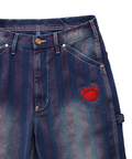 PANDIESTA(パンディエスタ) |SB 熊猫謹製 ストライプジャガード ワイド ペインターパンツ(585651 MENS)