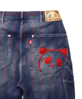 PANDIESTA(パンディエスタ) |SB 熊猫謹製 ストライプジャガード ワイド ペインターパンツ(585651 MENS)