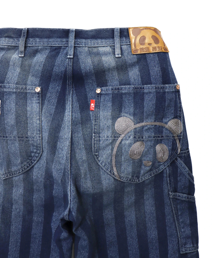 PANDIESTA(パンディエスタ) |SB 熊猫謹製 ストライプジャガード ワイド ペインターパンツ(585651 MENS)