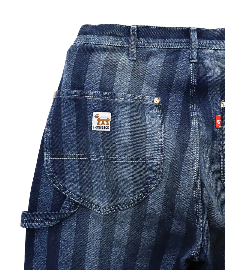 PANDIESTA(パンディエスタ) |SB 熊猫謹製 ストライプジャガード ワイド ペインターパンツ(585651 MENS)