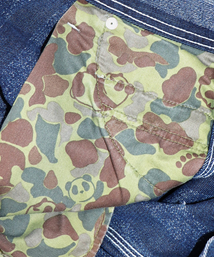 PANDIESTA(パンディエスタ) |SB 熊猫謹製 ストライプジャガード ワイド ペインターパンツ(585651 MENS)