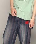 PANDIESTA(パンディエスタ) |SB 熊猫謹製 ストライプジャガード ワイド ペインターパンツ(585651 MENS)