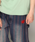 PANDIESTA(パンディエスタ) |SB 熊猫謹製 ストライプジャガード ワイド ペインターパンツ(585651 MENS)