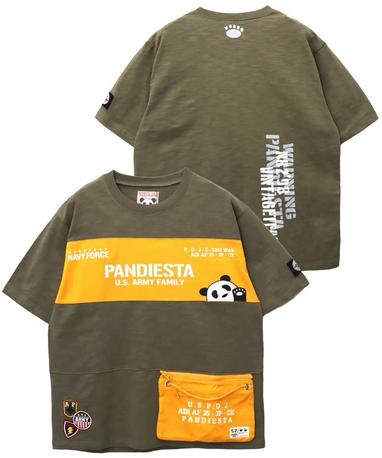 PANDIESTA(パンディエスタ) |SB PANDIESTA ミリタリー切替 サコッシュ ポケット Tee(585954 MENS)