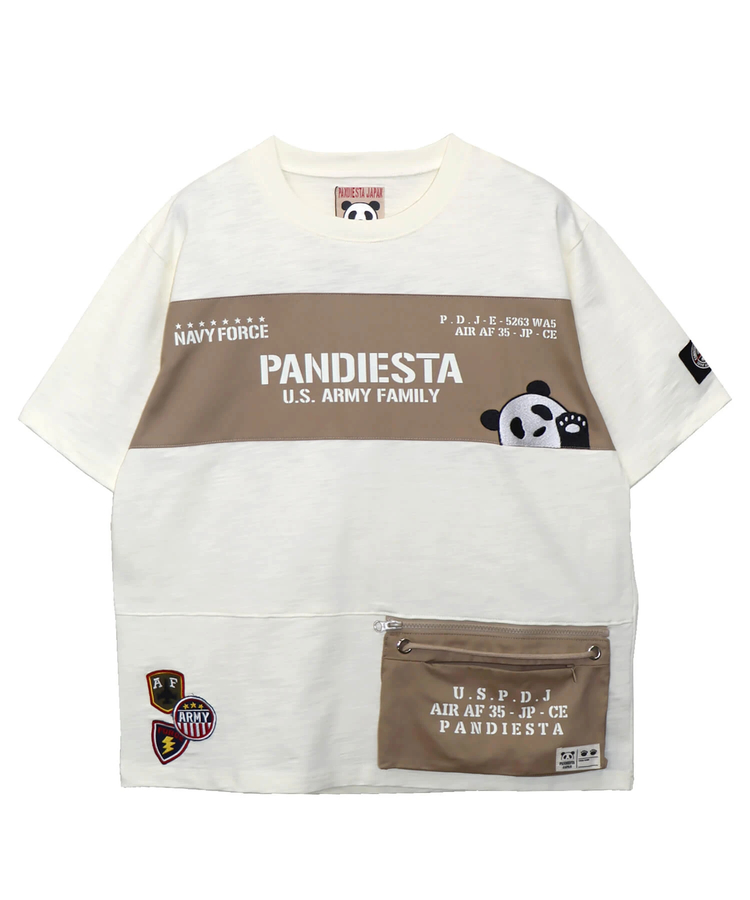 PANDIESTA(パンディエスタ) |SB PANDIESTA ミリタリー切替 サコッシュ ポケット Tee(585954 MENS)