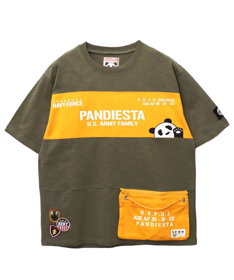 PANDIESTA(パンディエスタ) |SB PANDIESTA ミリタリー切替 サコッシュ ポケット Tee(585954 MENS)