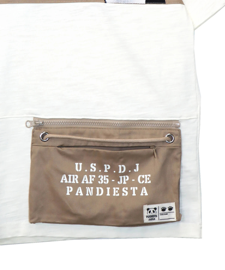 PANDIESTA(パンディエスタ) |SB PANDIESTA ミリタリー切替 サコッシュ ポケット Tee(585954 MENS)