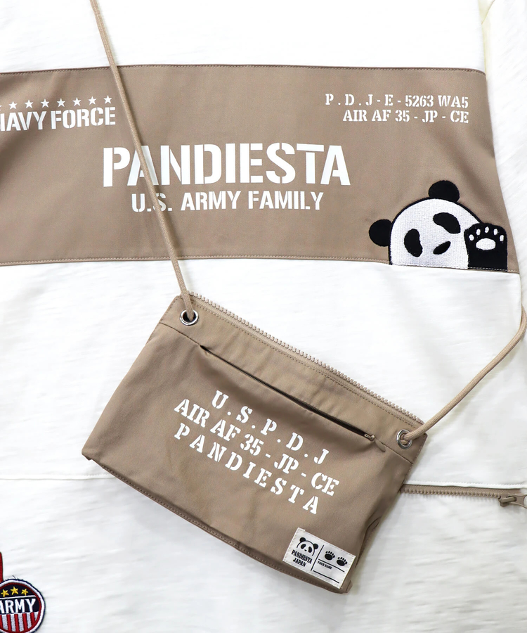 PANDIESTA(パンディエスタ) |SB PANDIESTA ミリタリー切替 サコッシュ ポケット Tee(585954 MENS)
