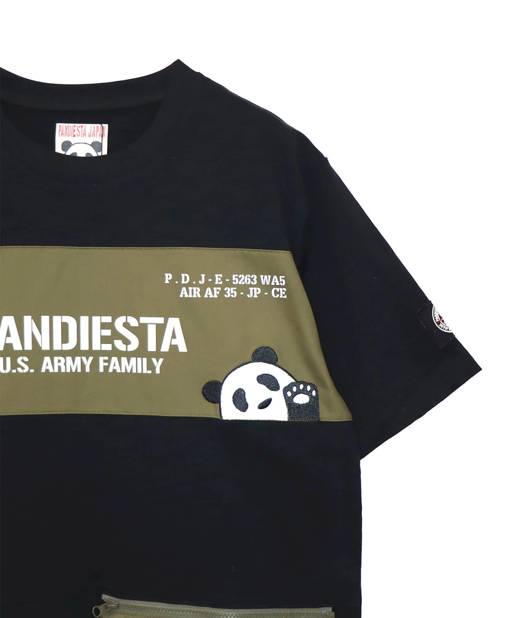 PANDIESTA(パンディエスタ) |SB PANDIESTA ミリタリー切替 サコッシュ ポケット Tee(585954 MENS)
