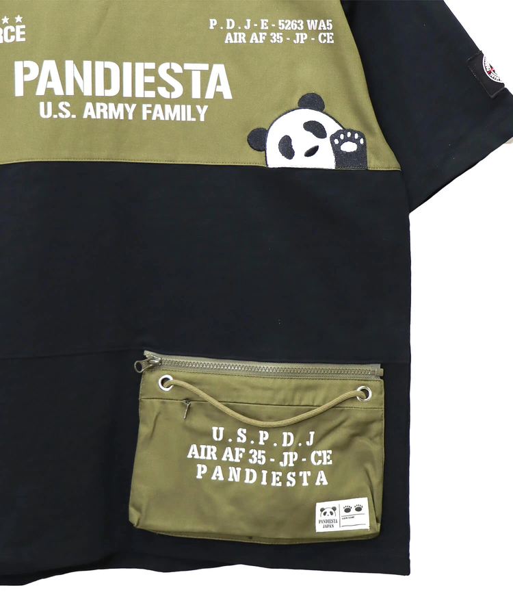 PANDIESTA(パンディエスタ) |SB PANDIESTA ミリタリー切替 サコッシュ ポケット Tee(585954 MENS)