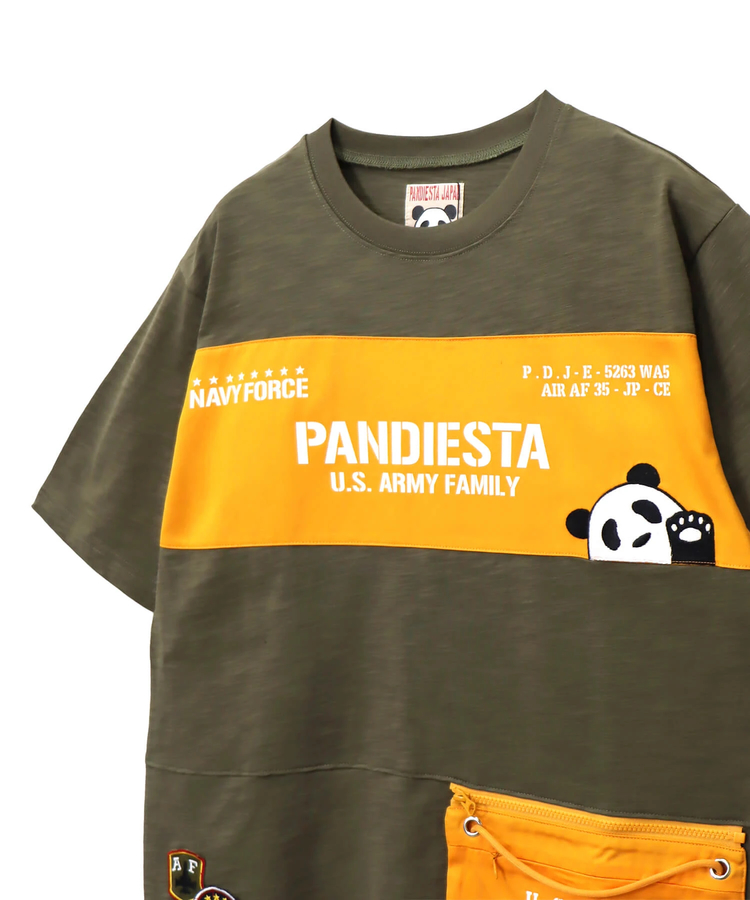 PANDIESTA(パンディエスタ) |SB PANDIESTA ミリタリー切替 サコッシュ ポケット Tee(585954 MENS)