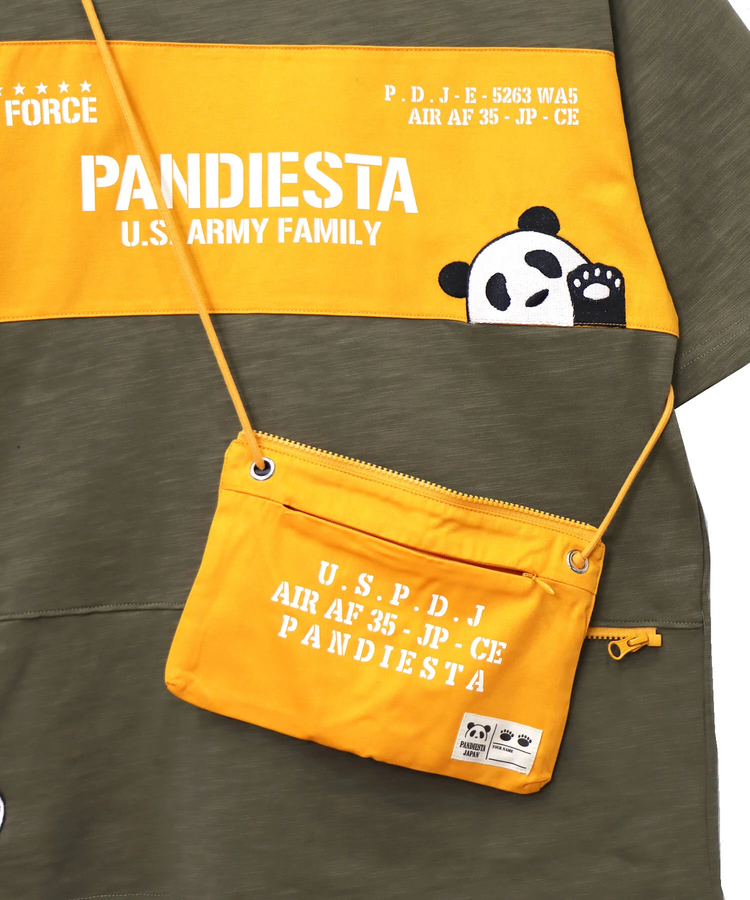 PANDIESTA(パンディエスタ) |SB PANDIESTA ミリタリー切替 サコッシュ ポケット Tee(585954 MENS)