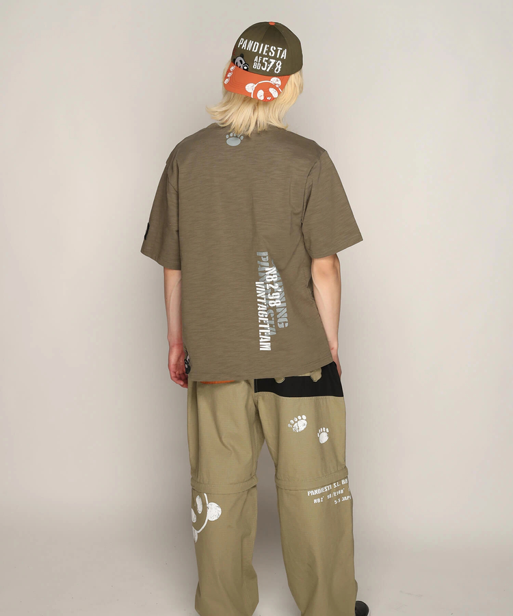 PANDIESTA(パンディエスタ) |SB PANDIESTA ミリタリー切替 サコッシュ ポケット Tee(585954 MENS)