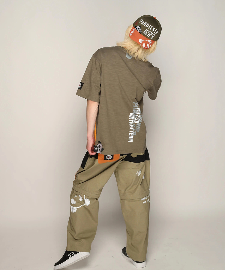 PANDIESTA(パンディエスタ) |SB PANDIESTA ミリタリー切替 サコッシュ ポケット Tee(585954 MENS)