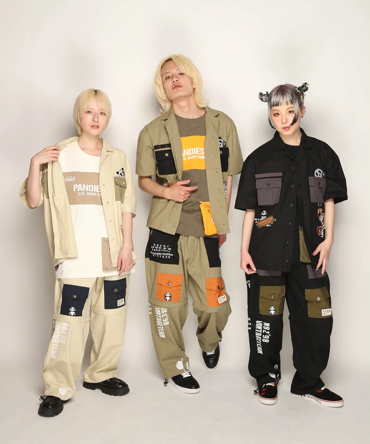 PANDIESTA(パンディエスタ) |SB PANDIESTA ミリタリー切替 サコッシュ ポケット Tee(585954 MENS)