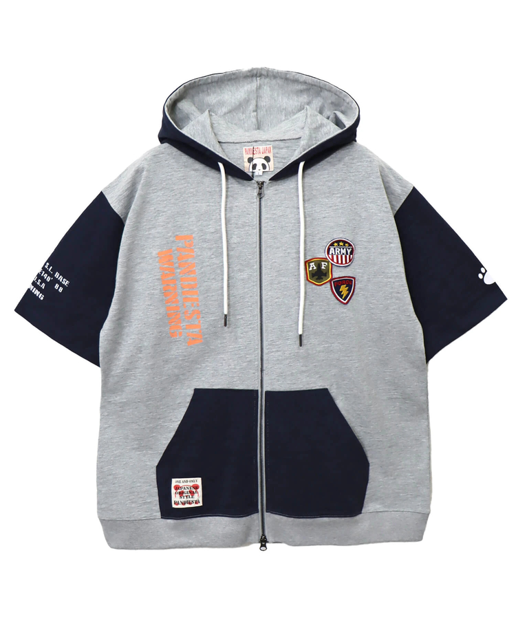 PANDIESTA(パンディエスタ) |SB PANDIESTA ミリタリー切替 フルジップ パーカー(585950 MENS)