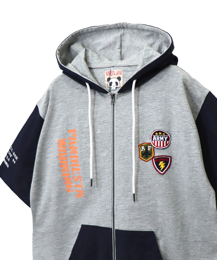 PANDIESTA(パンディエスタ) |SB PANDIESTA ミリタリー切替 フルジップ パーカー(585950 MENS)
