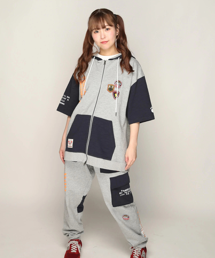 PANDIESTA(パンディエスタ) |SB PANDIESTA ミリタリー切替 フルジップ パーカー(585950 MENS)