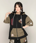 PANDIESTA(パンディエスタ) |SB PANDIESTA ミリタリー切替 フルジップ パーカー(585950 MENS)