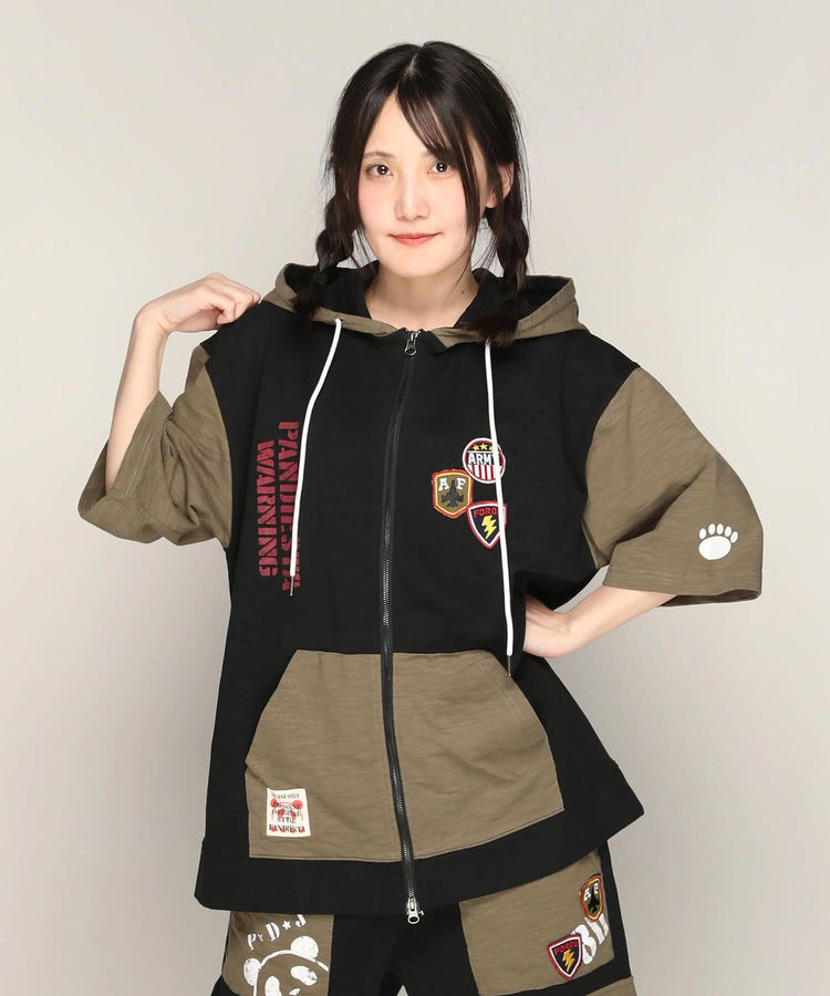 PANDIESTA(パンディエスタ) |SB PANDIESTA ミリタリー切替 フルジップ パーカー(585950 MENS)