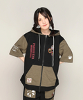 PANDIESTA(パンディエスタ) |SB PANDIESTA ミリタリー切替 フルジップ パーカー(585950 MENS)