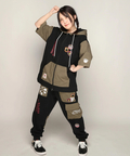 PANDIESTA(パンディエスタ) |SB PANDIESTA ミリタリー切替 フルジップ パーカー(585950 MENS)
