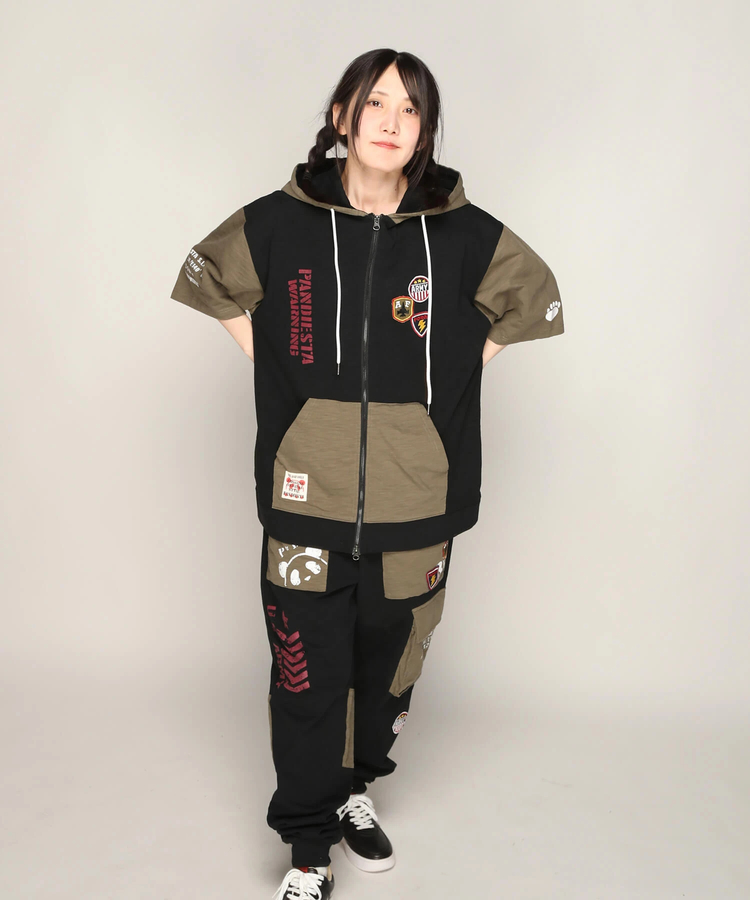 PANDIESTA(パンディエスタ) |SB PANDIESTA ミリタリー切替 フルジップ パーカー(585950 MENS)