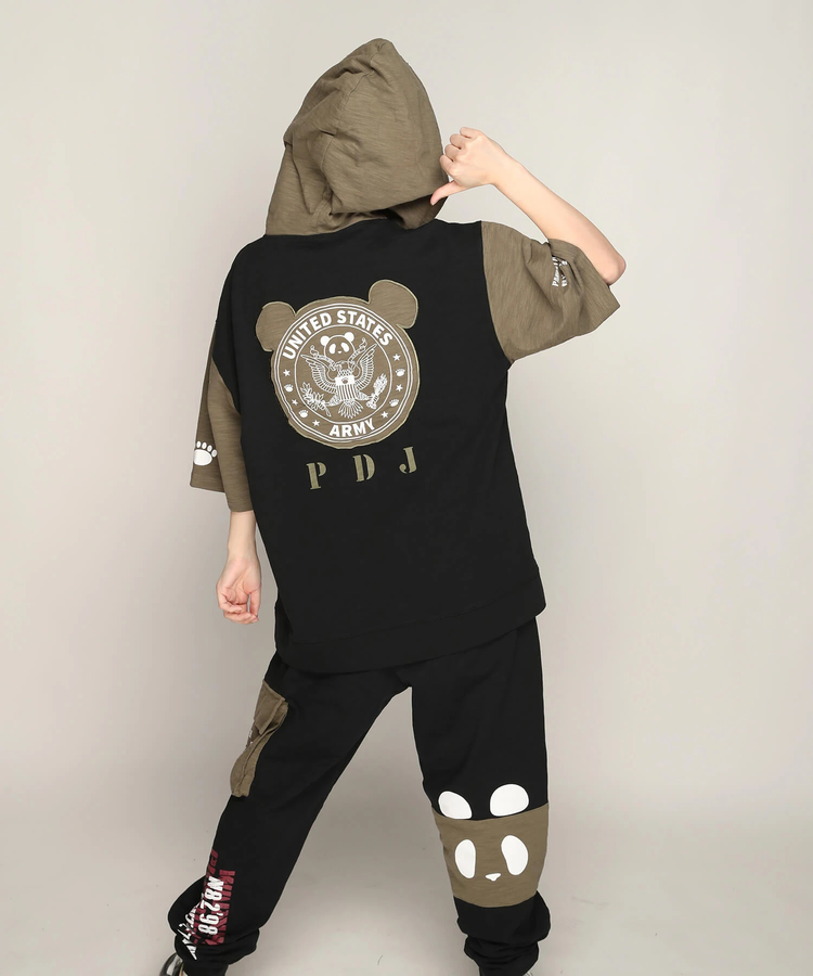 PANDIESTA(パンディエスタ) |SB PANDIESTA ミリタリー切替 フルジップ パーカー(585950 MENS)
