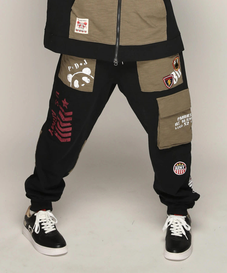 PANDIESTA(パンディエスタ) |SB PANDIESTA ミリタリー切替 スウェット パンツ(585951 MENS)