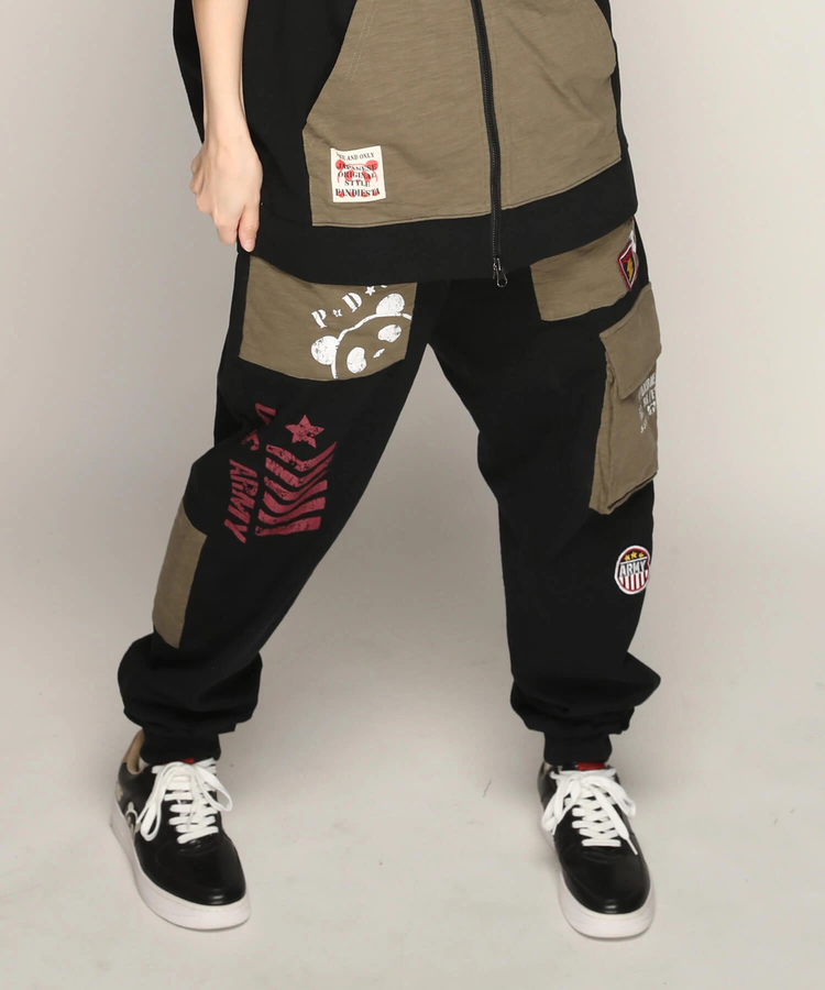 PANDIESTA(パンディエスタ) |SB PANDIESTA ミリタリー切替 スウェット パンツ(585951 MENS)