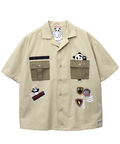 PANDIESTA(パンディエスタ) |SB PANDIESTA ミリタリー切替 ミリタリー シャツ(585952 MENS)