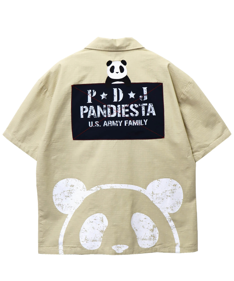 PANDIESTA(パンディエスタ) |SB PANDIESTA ミリタリー切替 ミリタリー シャツ(585952 MENS)