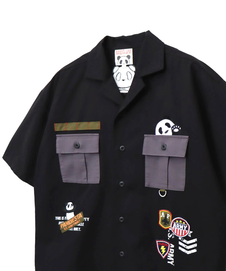 PANDIESTA(パンディエスタ) |SB PANDIESTA ミリタリー切替 ミリタリー シャツ(585952 MENS)