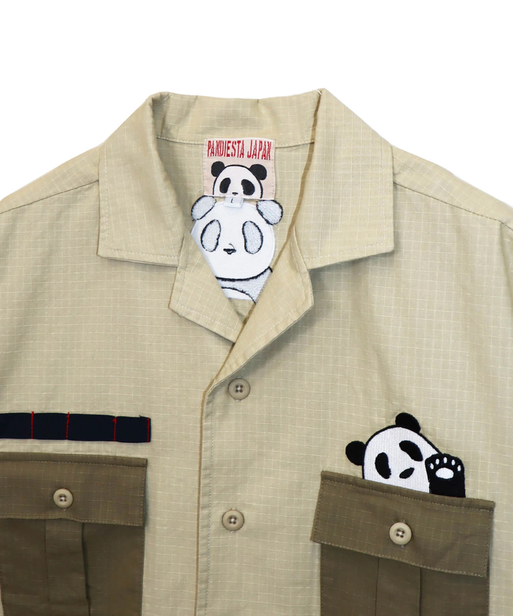 PANDIESTA(パンディエスタ) |SB PANDIESTA ミリタリー切替 ミリタリー シャツ(585952 MENS)