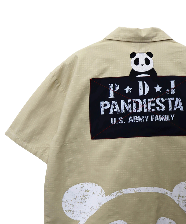 PANDIESTA(パンディエスタ) |SB PANDIESTA ミリタリー切替 ミリタリー シャツ(585952 MENS)