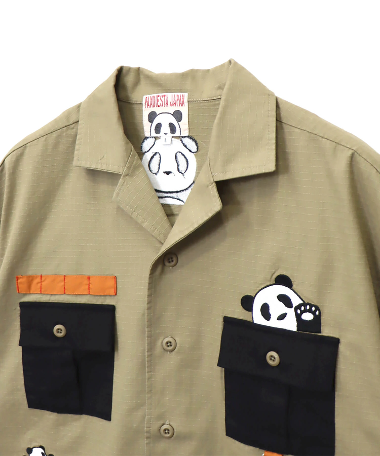 PANDIESTA(パンディエスタ) |SB PANDIESTA ミリタリー切替 ミリタリー シャツ(585952 MENS)
