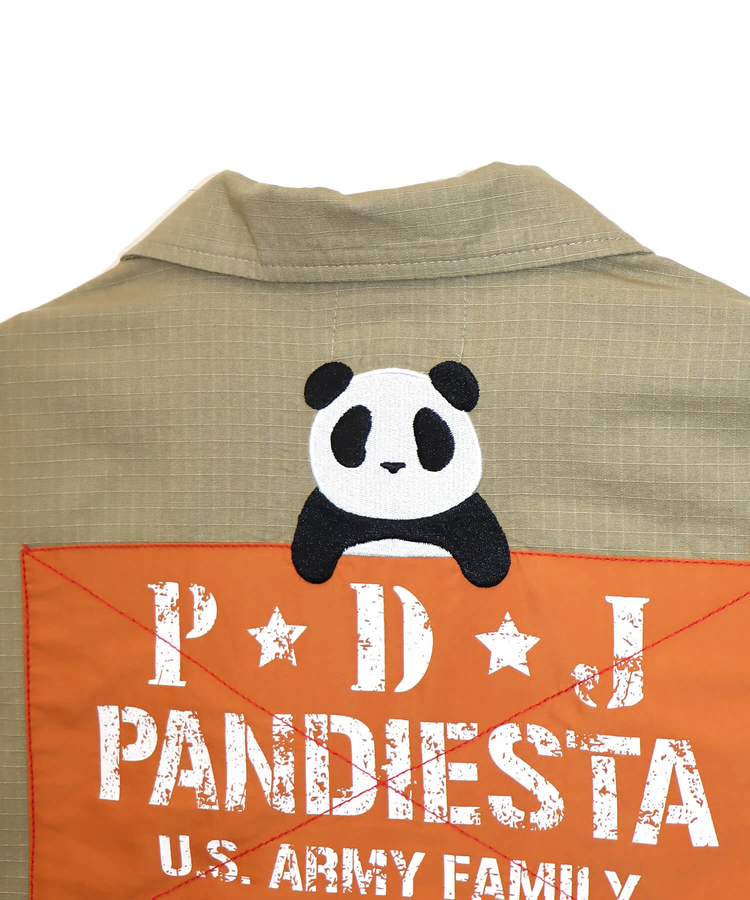 PANDIESTA(パンディエスタ) |SB PANDIESTA ミリタリー切替 ミリタリー シャツ(585952 MENS)