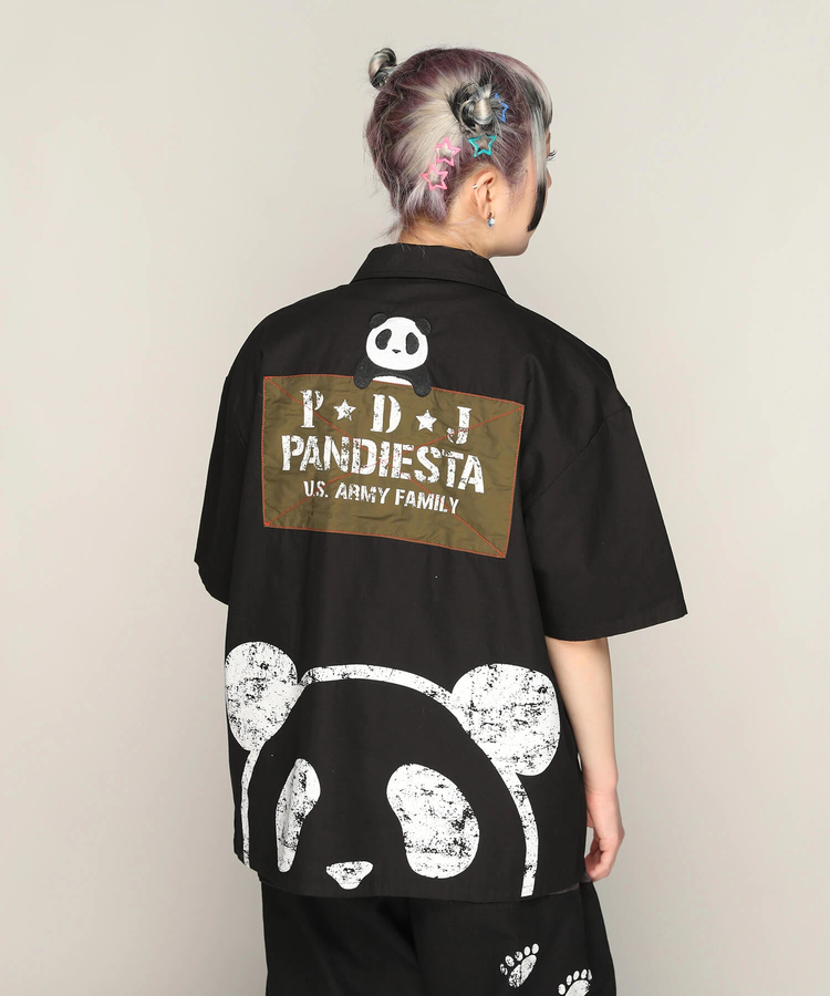 PANDIESTA(パンディエスタ) |SB PANDIESTA ミリタリー切替 ミリタリー シャツ(585952 MENS)
