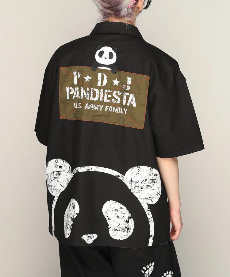 PANDIESTA(パンディエスタ) |SB PANDIESTA ミリタリー切替 ミリタリー シャツ(585952 MENS)